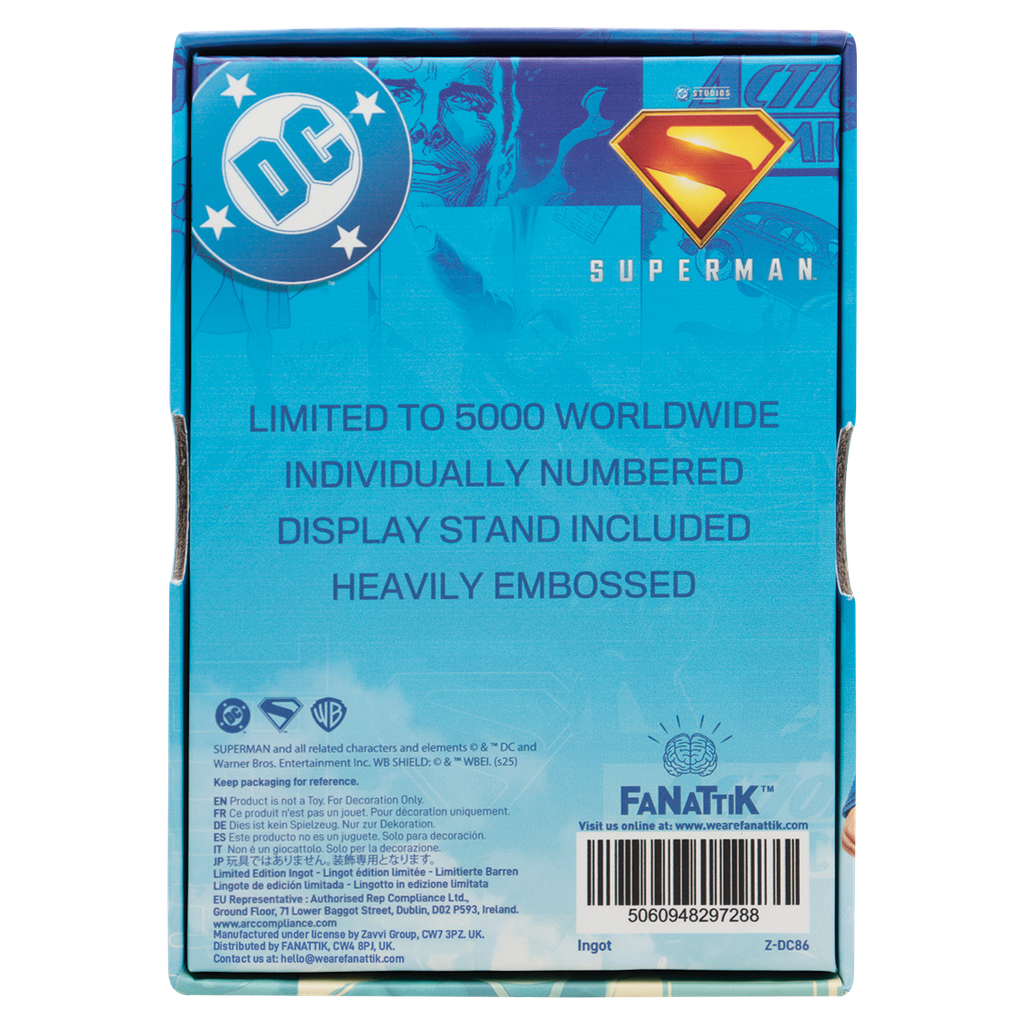 Superman 2025 Last Son of Krypton Ingot - Limited Edition