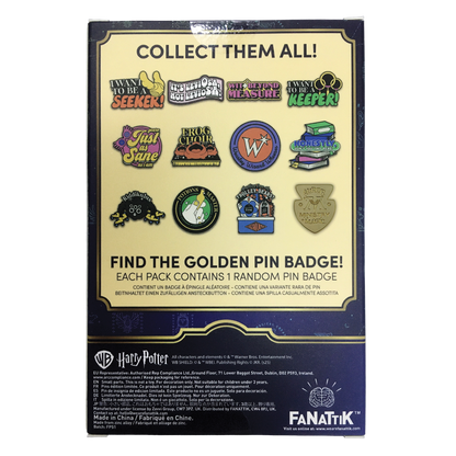 Harry Potter Mystery Pin Badge CDU Contains 12 Blind Boxes