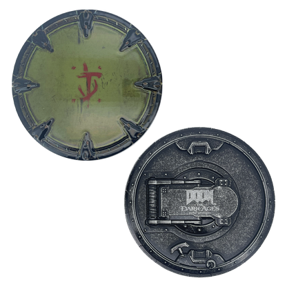 DOOM: The Dark Ages Saw Shield Medallion and Art Card- Limited Edition
