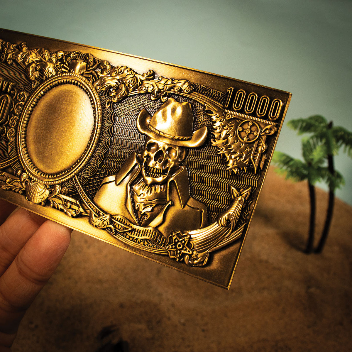 One Piece - 10,000 World Berry Metal Replica Banknote Limited Edition