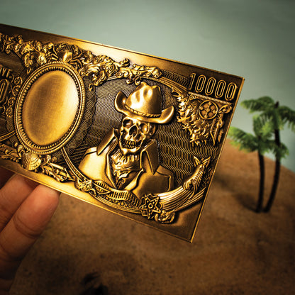 One Piece - 10,000 World Berry Metal Replica Banknote Limited Edition