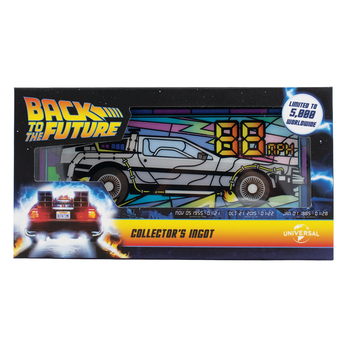 Back to the Future - Limited Edition Stained Glass-Style Ingot