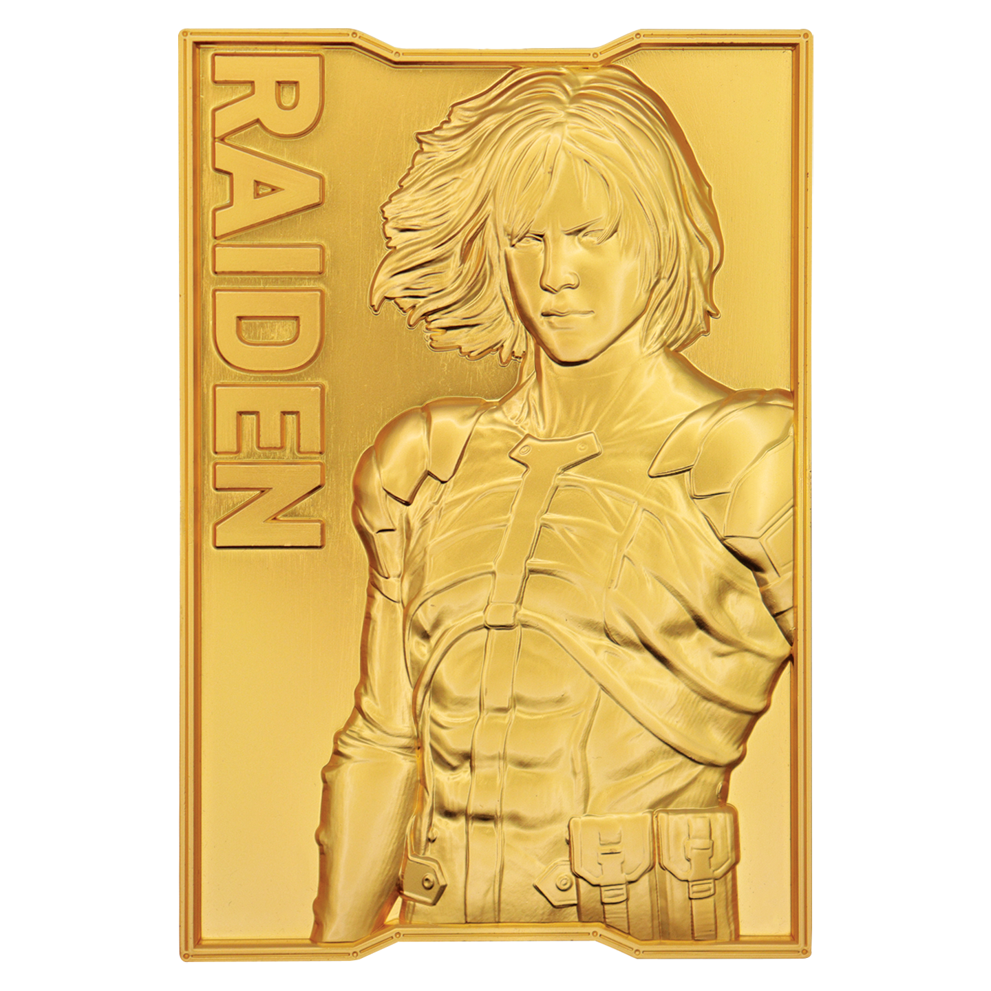 Metal Gear Solid 2 24k Gold Plated Raiden Ingot - Limited Edition