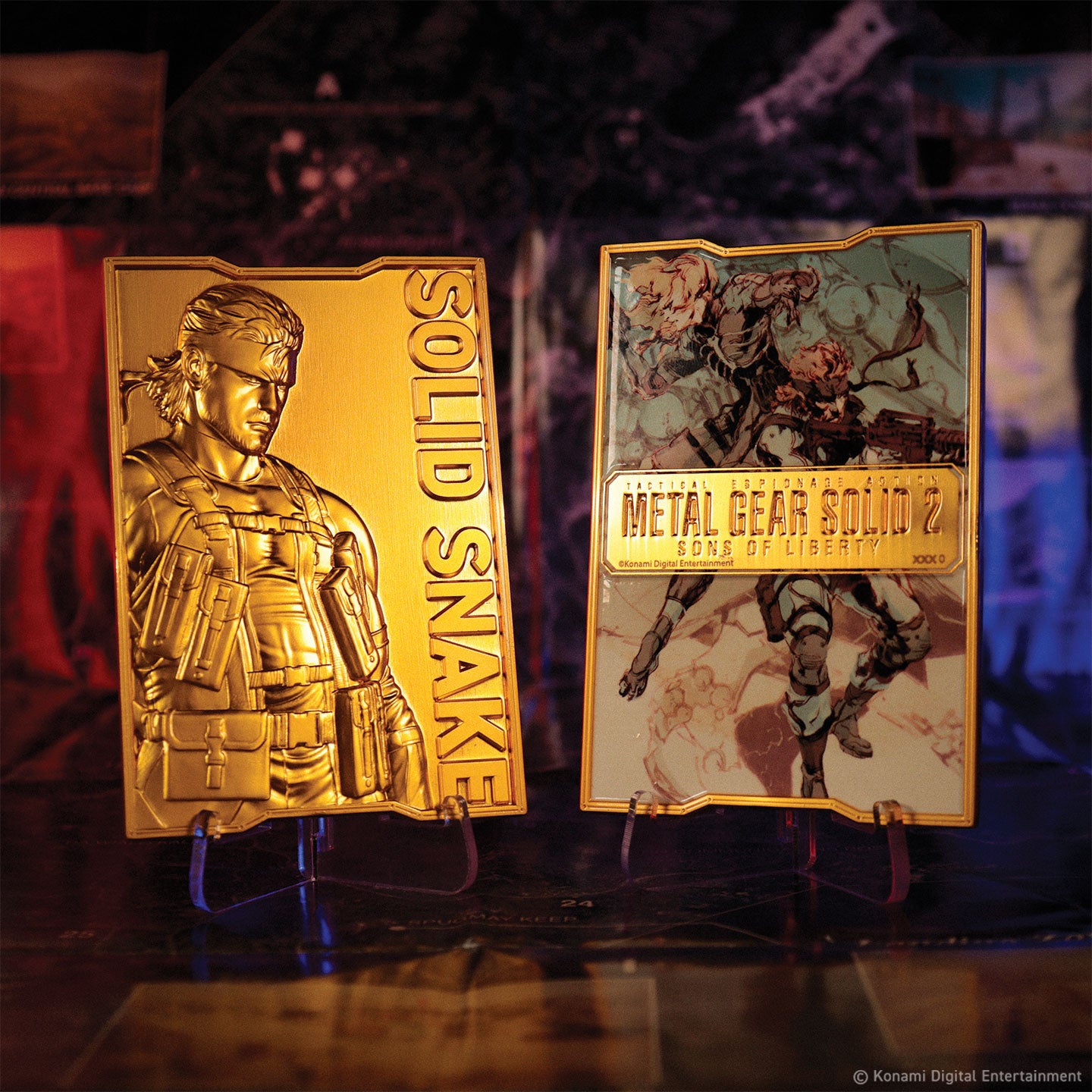 Metal Gear Solid 2 24k Gold Plated Snake Ingot - Limited Edition