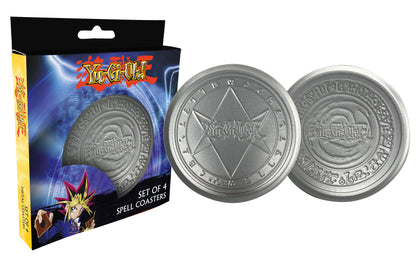 Yu-Gi-Oh! Set of 4 Embossed Metal Coasters