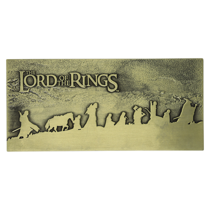 The Lord of the Rings Limited Edition The Fellowship Plaque