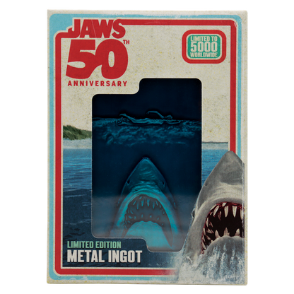 Jaws 50th Anniversary Poster Ingot-Limited Edition