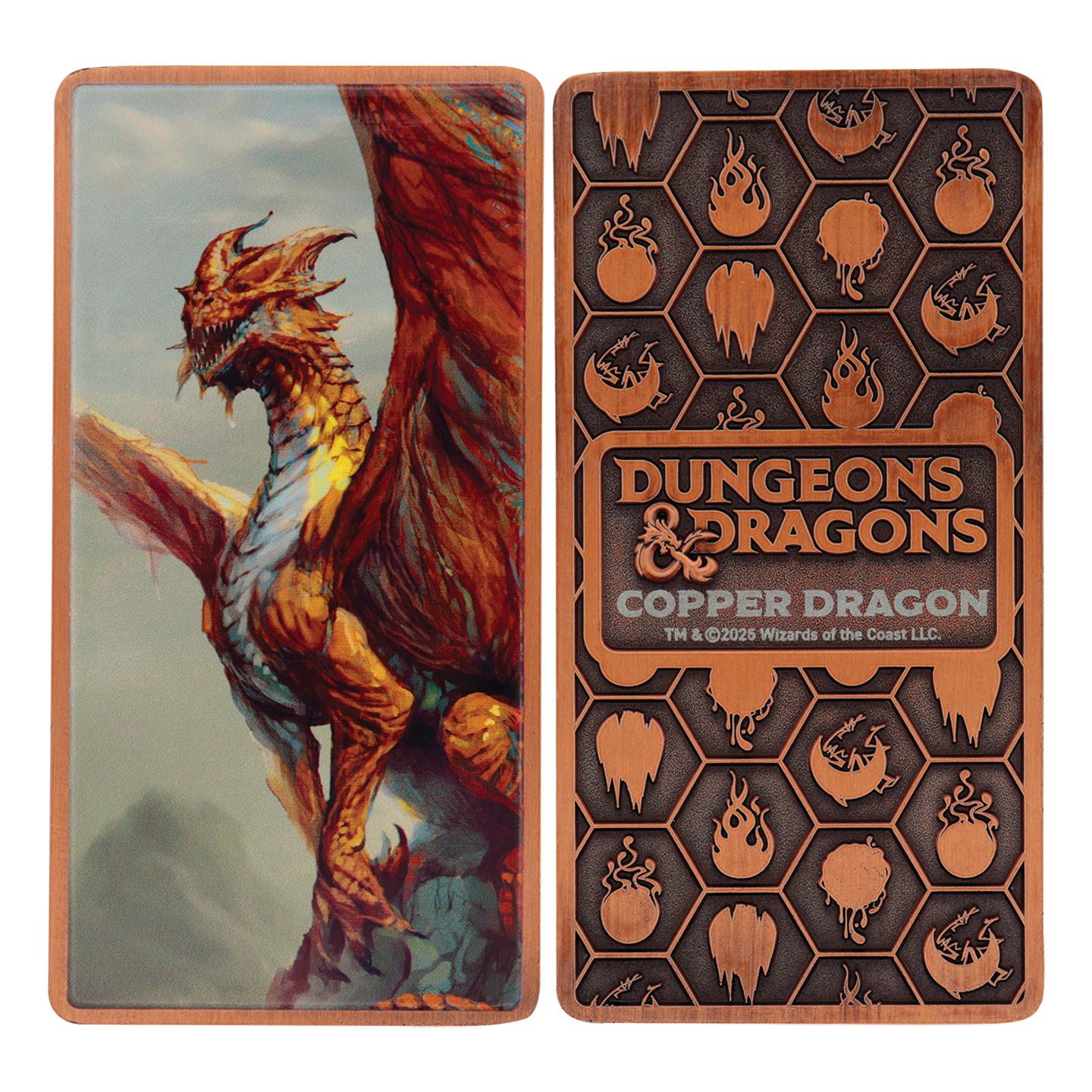 Dungeons & Dragons - Metallic Dragons 5 Piece Ingot Set - Limited Edition
