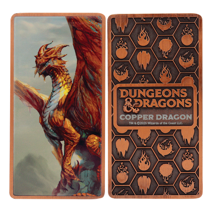 Dungeons & Dragons - Metallic Dragons 5 Piece Ingot Set - Limited Edition