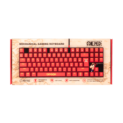 D PC One Piece Keyboard Luffy