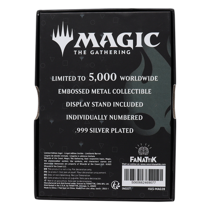 Magic the Gathering Limited Edition .999 Silver Plated Chandra Nalaar Ingot