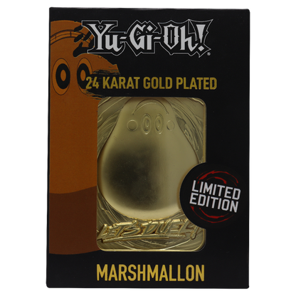 Yu-Gi-Oh! Limited Edition 24k Gold Plated Marshmallon Metal Card