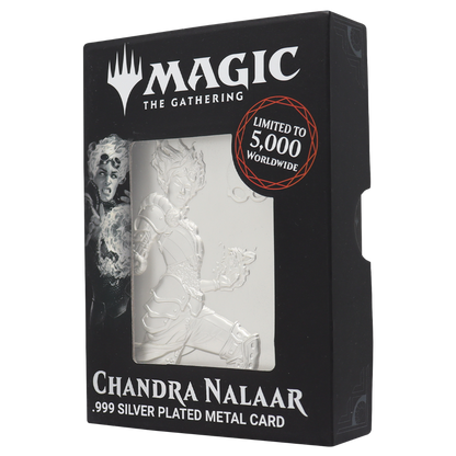 Magic the Gathering Limited Edition .999 Silver Plated Chandra Nalaar Ingot