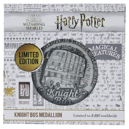 Harry Potter Limited Edition Knight Bus Medallion
