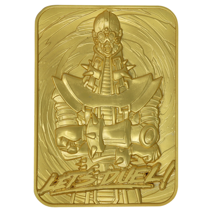 Yu-Gi-Oh! Limited Edition 24k Gold Plated Jinzo Metal Card