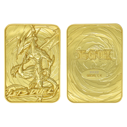 Yu-Gi-Oh! Limited Edition 24k Gold Plated Stardust Dragon Metal Card