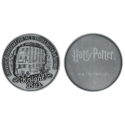 Harry Potter Limited Edition Knight Bus Medallion