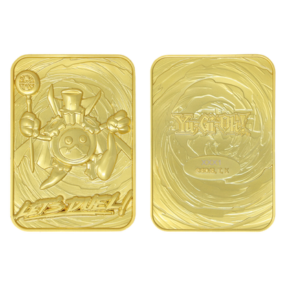 Yu-Gi-Oh! Limited Edition 24k Gold Plated Time Wizard Metal Card