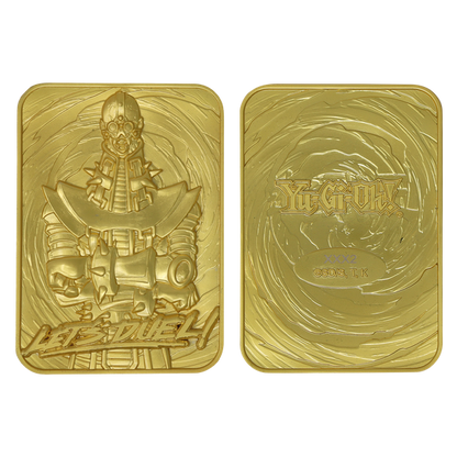 Yu-Gi-Oh! Limited Edition 24k Gold Plated Jinzo Metal Card