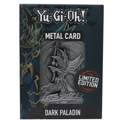 Yu-Gi-Oh! Limited Edition Dark Paladin Metal Card