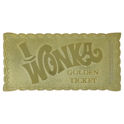 Willy Wonka and the Chocolate Factory Collector's Edition Replica Golden Ticket
