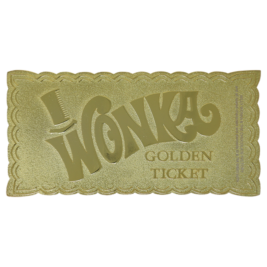 Willy Wonka and the Chocolate Factory Collector's Edition Replica Golden Ticket