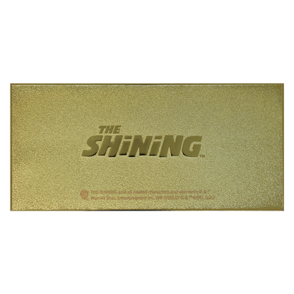 The Shining Limited Edition 24k Gold Plated The Overlook Hotel Ball Ticket