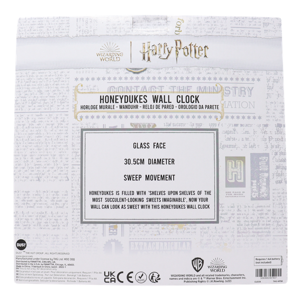 Harry Potter Honeydukes Wall Clock