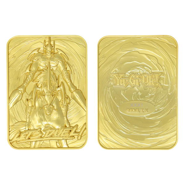 Yu-Gi-Oh! Limited Edition 24k Gold Plated Gaia the Fierce Knight Metal Card