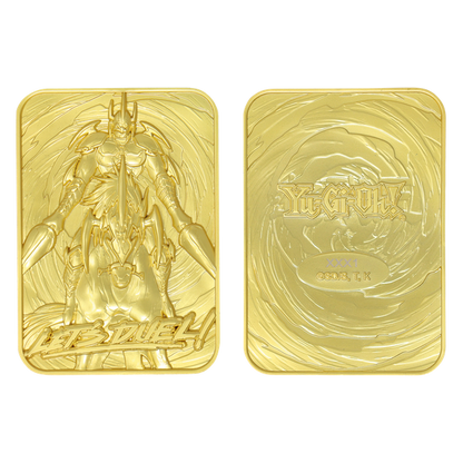 Yu-Gi-Oh! Limited Edition 24k Gold Plated Gaia the Fierce Knight Metal Card