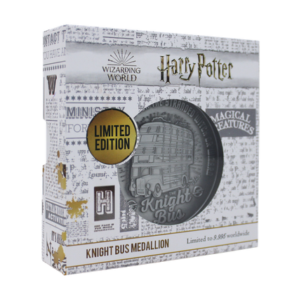 Harry Potter Limited Edition Knight Bus Medallion