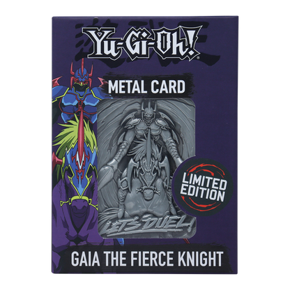 Yu-Gi-Oh! Limited Edition Gaia The Fierce Knight Metal Card