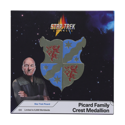 Star Trek Limited Edition Picard Family Crest Medallion