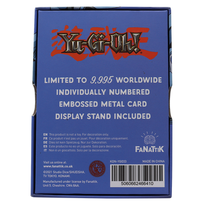 Yu-Gi-Oh! Limited Edition Blue Eyes Toon Dragon Metal Card