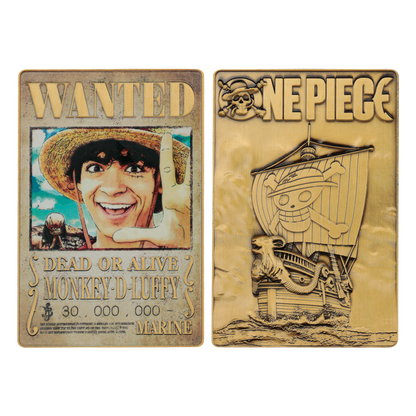 One Piece Limited Edition Wanted Poster Ingot