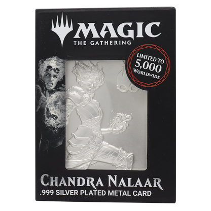 Magic the Gathering Limited Edition .999 Silver Plated Chandra Nalaar Ingot