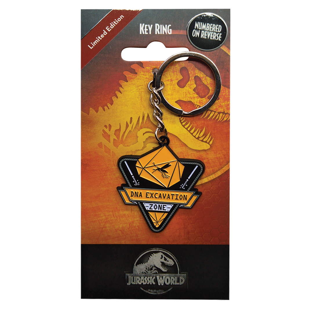 Jurassic World Limited Edition DNA Excavation Zone Key Ring