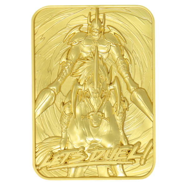 Yu-Gi-Oh! Limited Edition 24k Gold Plated Gaia the Fierce Knight Metal Card