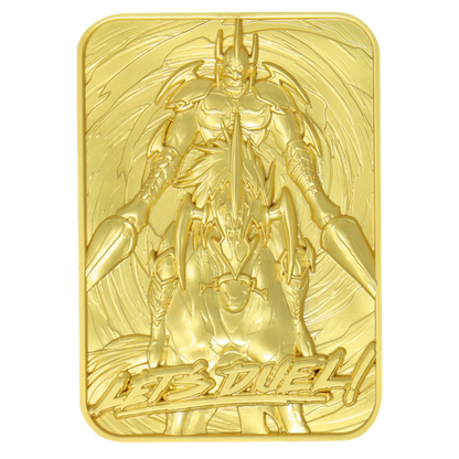 Yu-Gi-Oh! Limited Edition 24k Gold Plated Gaia the Fierce Knight Metal Card