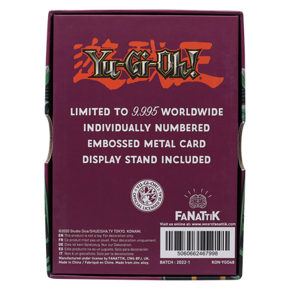 Yu-Gi-Oh! Limited Edition Jinzo Metal Card