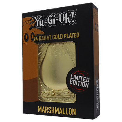 Yu-Gi-Oh! Limited Edition 24k Gold Plated Marshmallon Metal Card