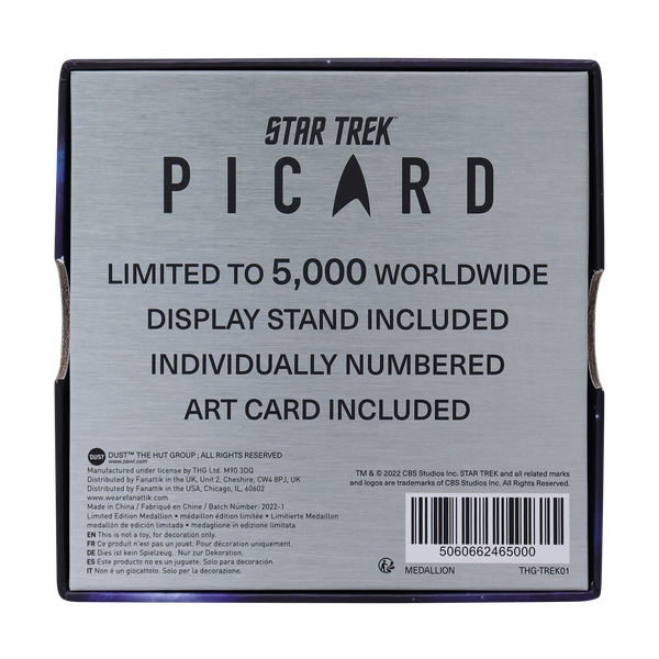 Star Trek Limited Edition Picard Family Crest Medallion