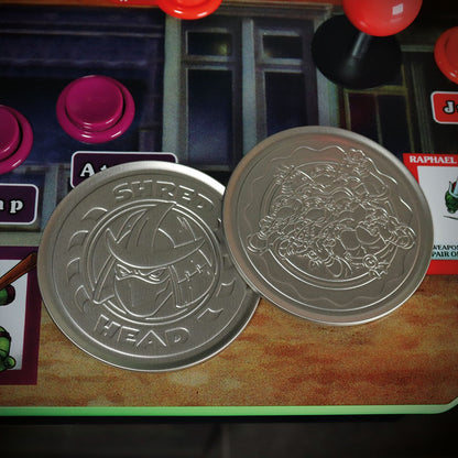Teenage Mutant Ninja Turtles Set of 4 Embossed Metal Coasters