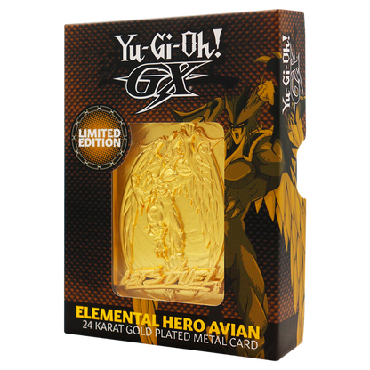 Yu-Gi-Oh! GX Elemental Hero Avian 24K Gold Plated Ingot