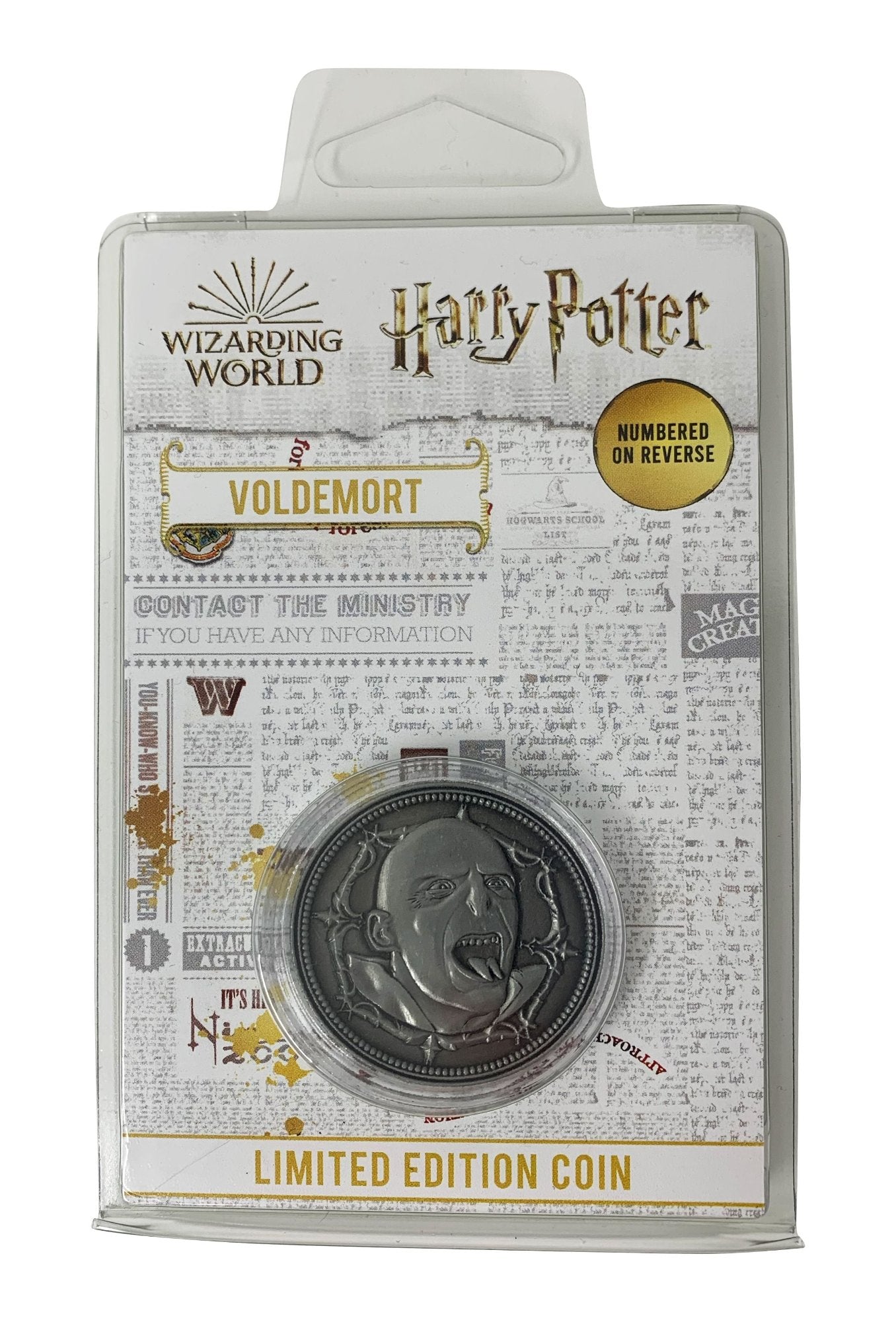 Harry Potter Limited Edition Lord Voldemort Collectible Coin
