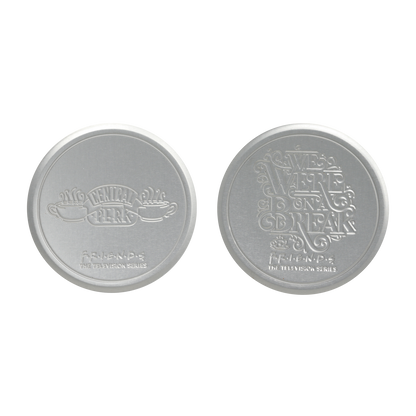 Friends Set of 4 Embossed Metal Coasters